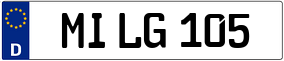Truck License Plate